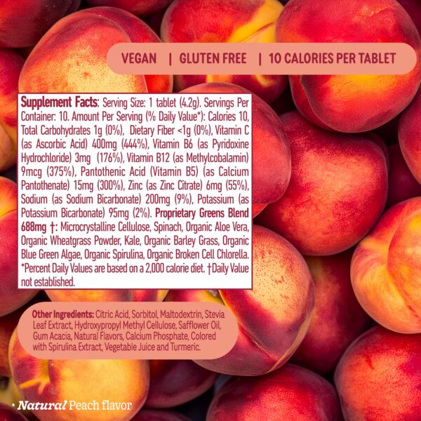 Paquete lateral 8Greens supergreens con vitaminas y minerales