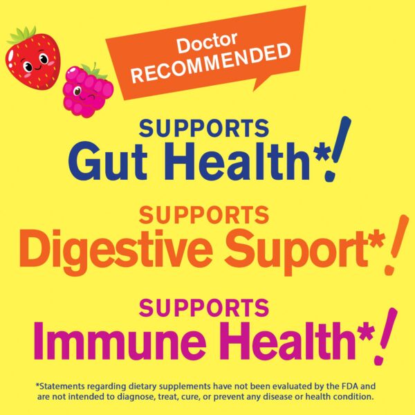 Paquete lateral gomitas probióticas WellYeah para niños