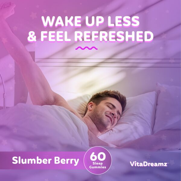 Paquete lateral gomitas VitaDreamz SleepEZ Pillowz