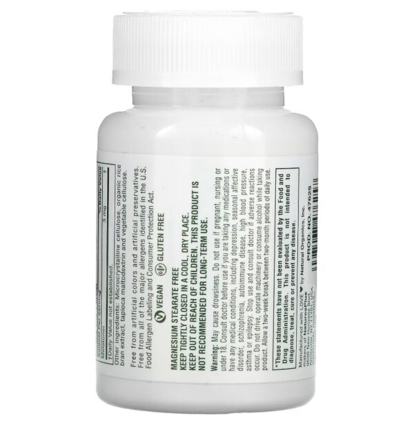 Version 1.0.0 Paquete lateral melatonina Natures Plus 3mg suplemento de sueño