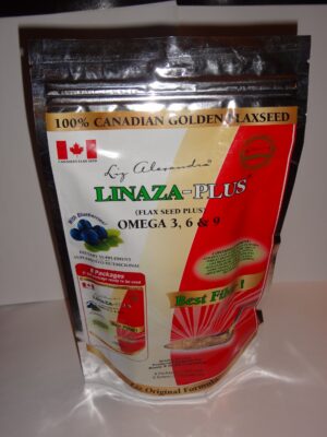 Paquete de LIZ ALEXANDRA Linaza Plus con semillas molidas y omega