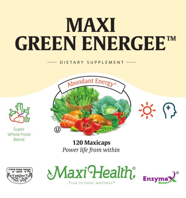 Paquete Maxi Health Max Energee 180 tabletas kosher