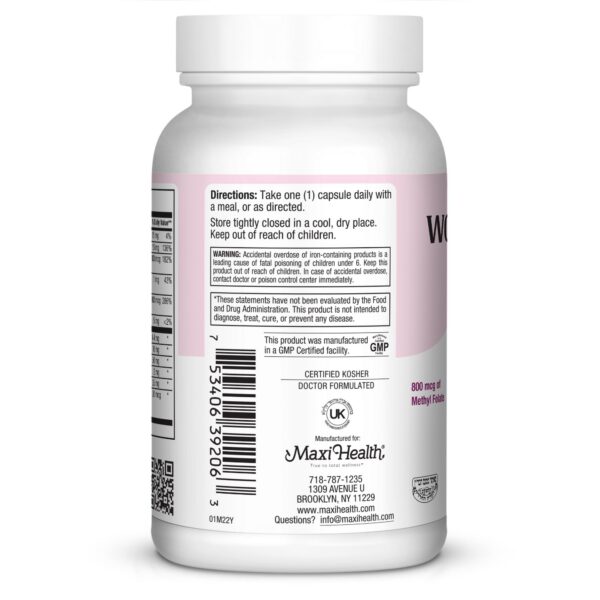 Paquete Maxi Health multivitaminas naturales y kosher