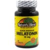 Paquete de melatonina Nature's Blend 10 mg 60 tabletas