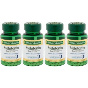 Paquete de melatonina Nature's Bounty Super Strength 90 softgels