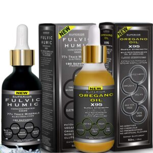 Paquete minerales fulvicos y aceite oregano gotas