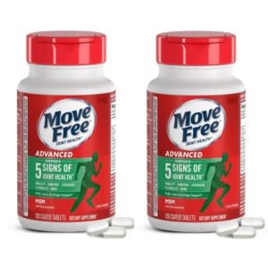 Paquete Move Free Advanced Plus 120 tabletas para articulaciones