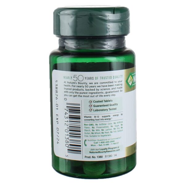Paquete múltiple vitaminas B12 1000 mcg Nature's Bounty