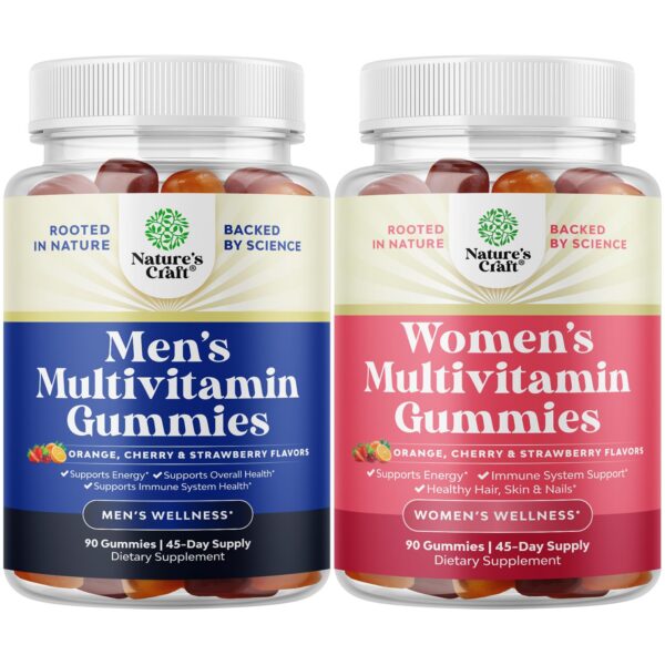 Paquete multivitaminas masticables adultos Natures Craft primera imagen