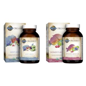 Version 1.0.0 Paquete multivitaminas orgánicas Garden of Life para hombres y mujeres 40 plus