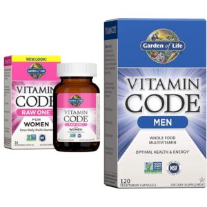 Version 1.0.0 Paquete multivitamínico Garden of Life para mujeres y hombres