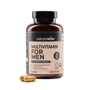 Version 1.0.0 Paquete multivitamínico NatureWise para hombres 90 cápsulas