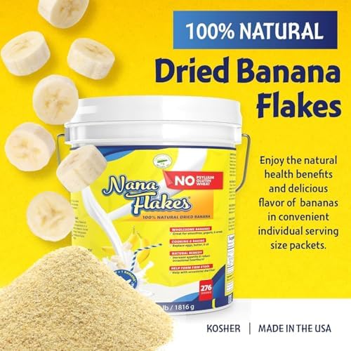 Paquete de Nana Flakes polvo alimenticio alto en potasio