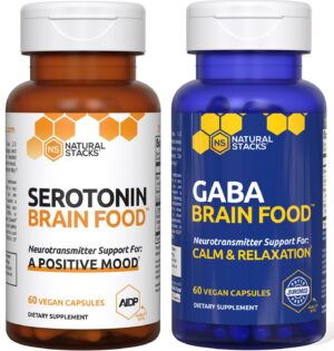 Version 1.0.0 Paquete Natural Stacks Brain Food para ánimo y calma 120 cápsulas