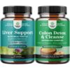 Paquete Natures Craft Liver Cleanse Detox y Repair Complex