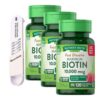 Paquete Nature's Truth Biotina 10000 mcg para cabello