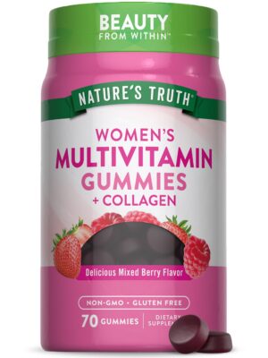 Version 1.0.0 Paquete Nature's Truth multivitaminas mujeres colágeno 70 gominolas