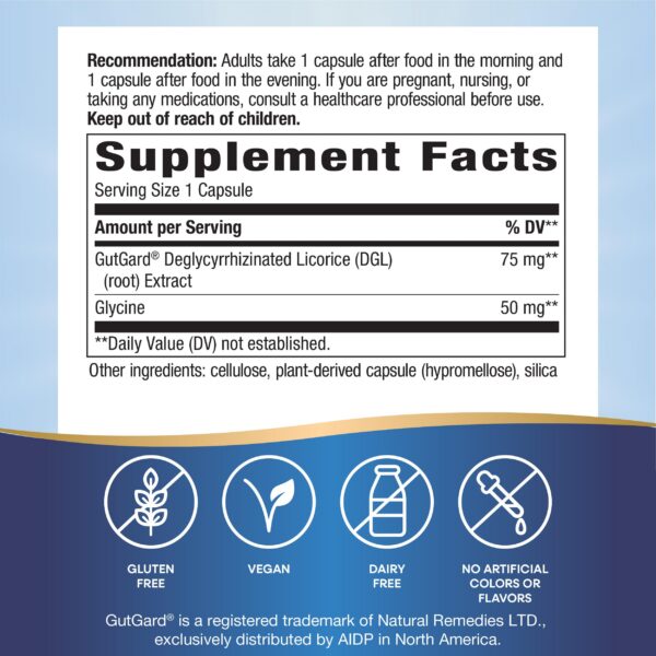 Paquete Nature's Way DGL Ultra 90 cápsulas veganas