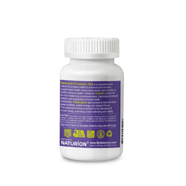 Paquete NATURION con vitaminas b y adaptógenos para bienestar