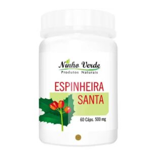 Paquete Ninho Verde Espinheira Santa 500mg 60 cápsulas