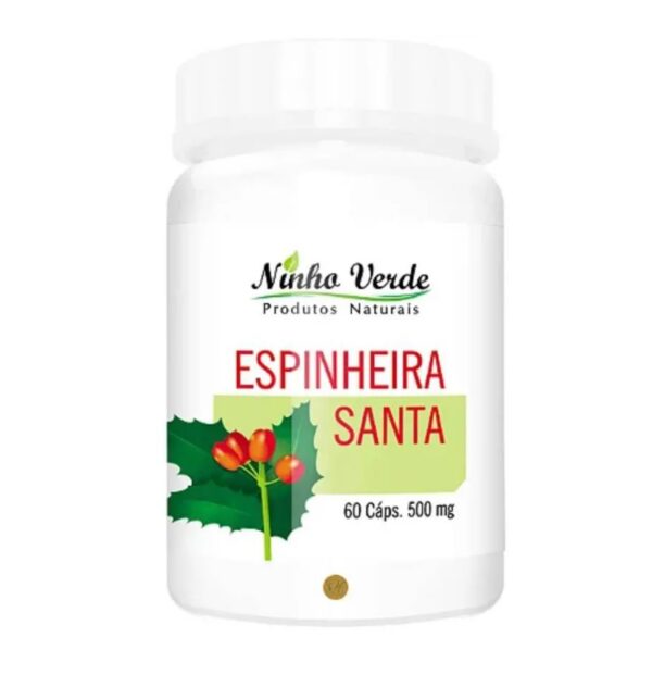 Paquete Ninho Verde Espinheira Santa 500mg 60 cápsulas