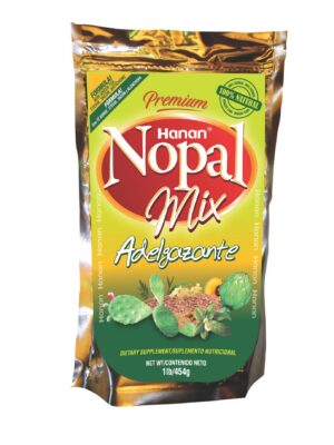 Paquete NopalMix Linaza Plus adelgazante mezcla natural 454 gramos