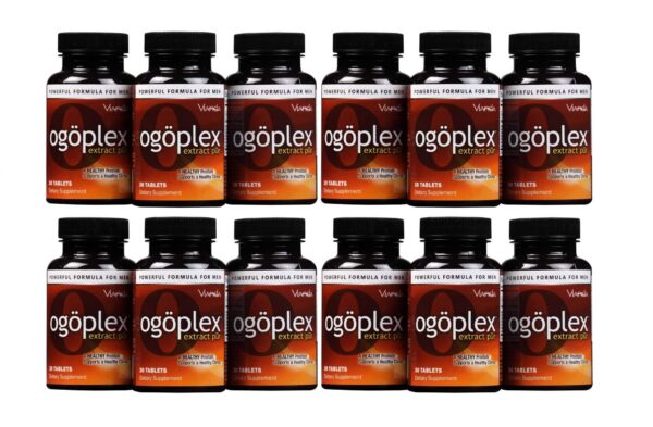 Paquete Ogoplex suplemento para salud prostática masculina 12 meses