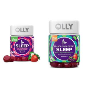 Paquete OLLY gominolas para dormir y recuperación muscular