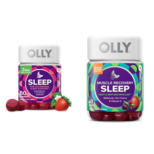 Paquete OLLY gominolas para dormir y recuperación muscular