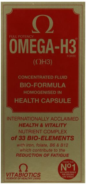 Paquete Omega-H3 multivitamínico mineral 30 cápsulas