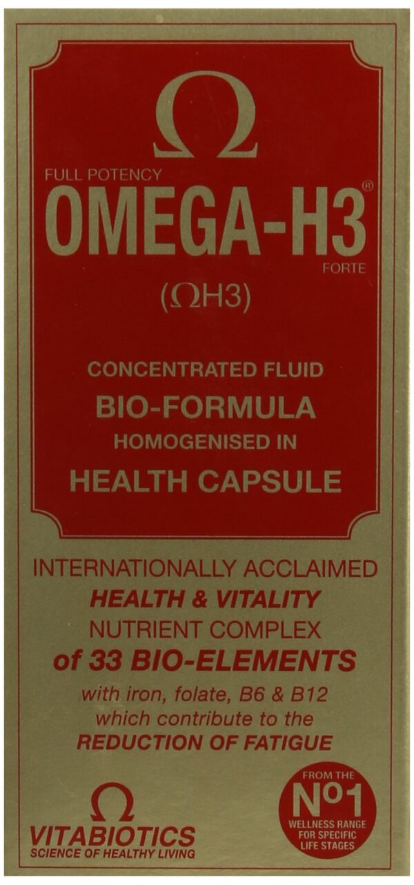 Paquete Omega-H3 multivitamínico mineral 30 cápsulas