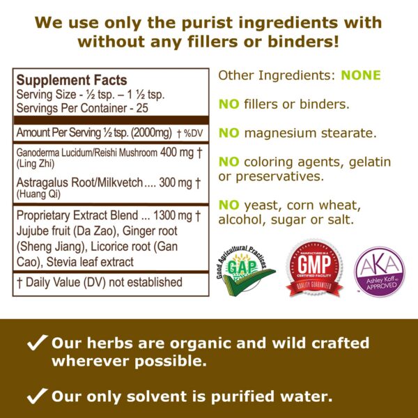 Paquete Pacific Herbs extracto hierbas concentrado sin aditivos