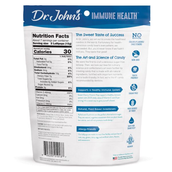 Paquete de paletas Dr. John sabor cereza