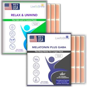 Version 1.0.0 Paquete parches naturales Live To Shine para sueño y estrés