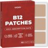 Paquete de parches Viory B12 naturales para energía