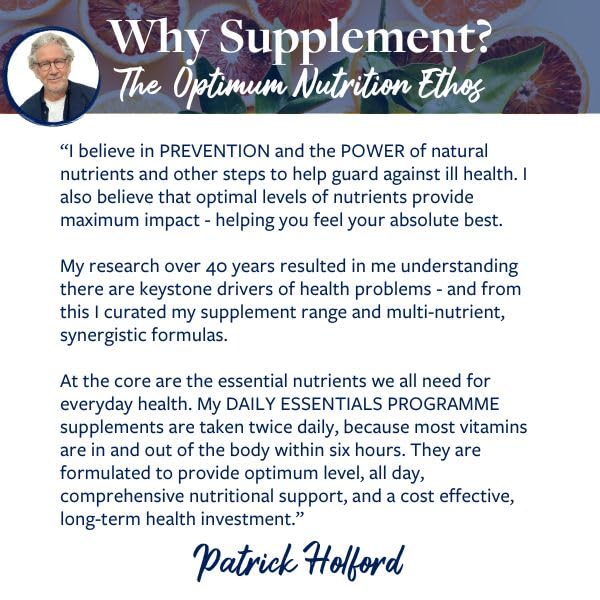 Paquete Patrick Holford Inmune C soporte antioxidantes