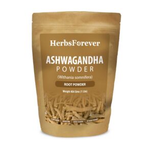 Paquete de polvo Ashwagandha HerbsForever 454g natural