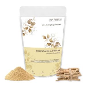 Paquete polvo Ashwagandha Namhya Ayurveda natural 100 gramos