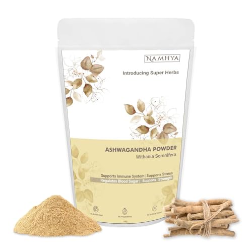 Paquete polvo Ashwagandha Namhya Ayurveda natural 100 gramos