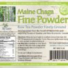 Paquete polvo Chaga orgánico sin pesticidas 4 oz