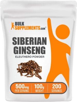 Paquete de polvo de Eleuthero ginseng siberiano 100g
