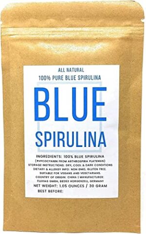 Paquete polvo espirulina azul puro 30g Naturegrail