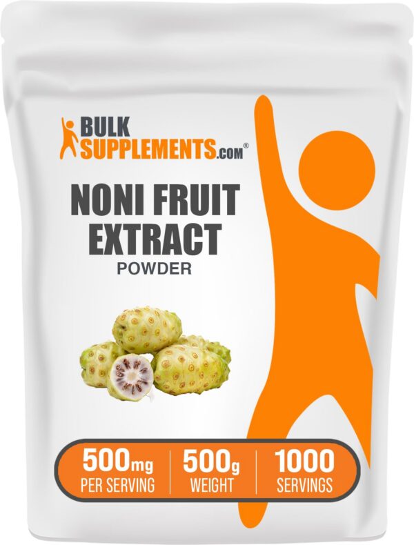 Version 1.0.0 Paquete de polvo extracto de fruta Noni BulkSupplements 500g
