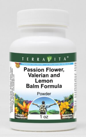 Paquete polvo fórmula pasiflora valeriana toronjil 1oz