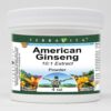 Paquete de polvo de Ginseng Americano TerraVita 10 a 1 4 oz