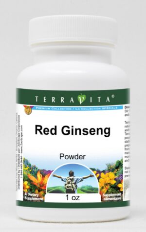Paquete de polvo de ginseng rojo TerraVita 1 oz