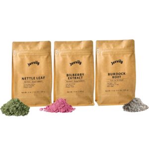 Paquete polvo herbales Ortiga Arándano Bardana Jovvily
