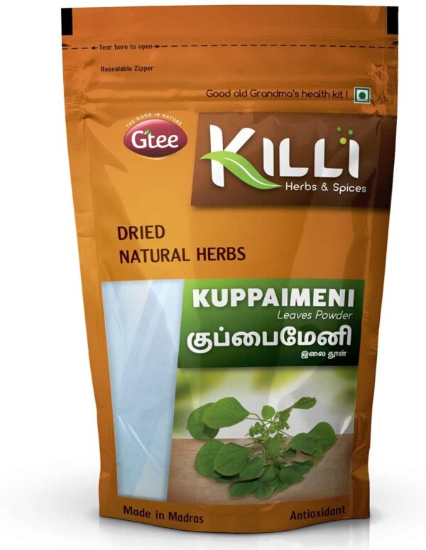 Paquete de polvo de hojas de ortiga india Panihari