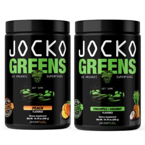 Paquete polvo Jocko Fuel Greens superalimento keto saludable