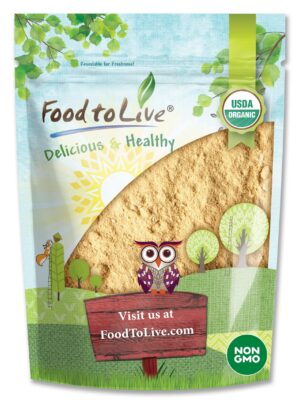 Paquete polvo de maca orgánica Food to Live 8 onzas